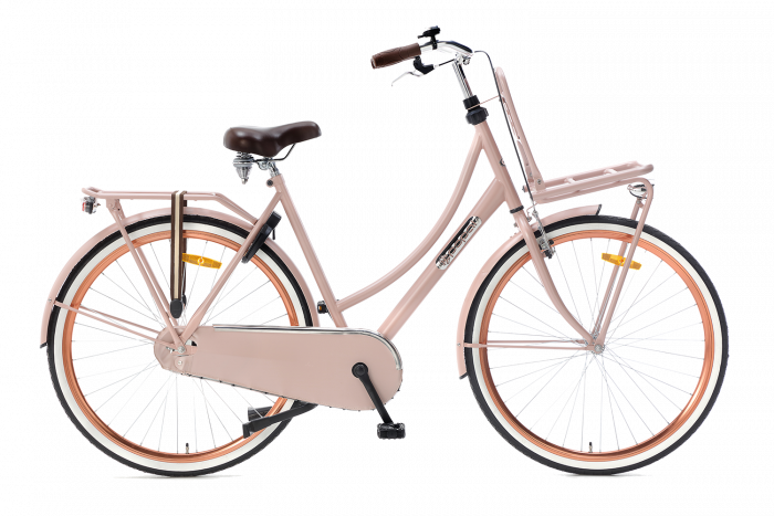 Zichzelf Brengen hond Popal Daily Dutch Basic Damesfiets 28 inch - Zalm