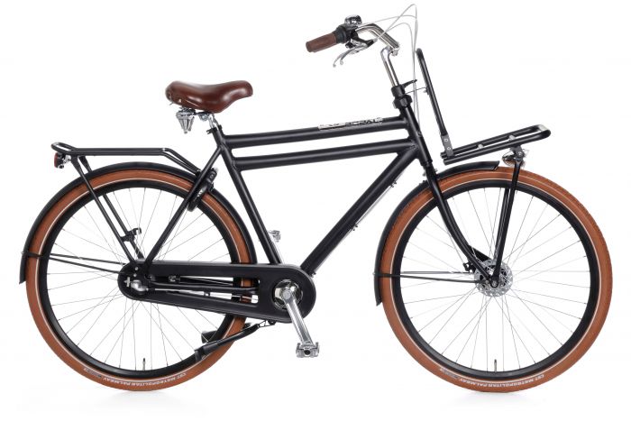Popal Herenfiets Daily Dutch Prestige N7 RB - Mat Zwart