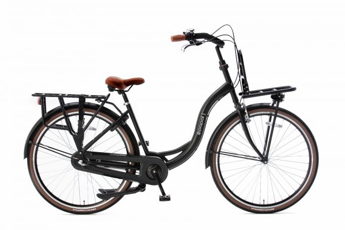 Popal Mare Moederfiets 28 inch - Mat Zwart