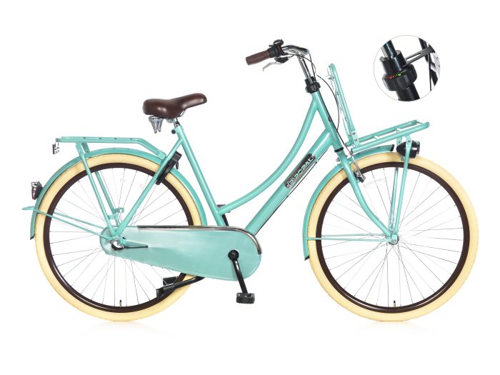 Popal Daily Dutch Basic+ Damesfiets 28 inch N3 - Turquoise