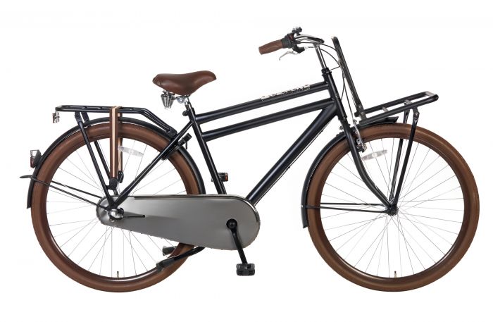 Popal Daily Dutch Basic+ Herenfiets 28 inch Matzwart/Zilver - 3  versnellingen