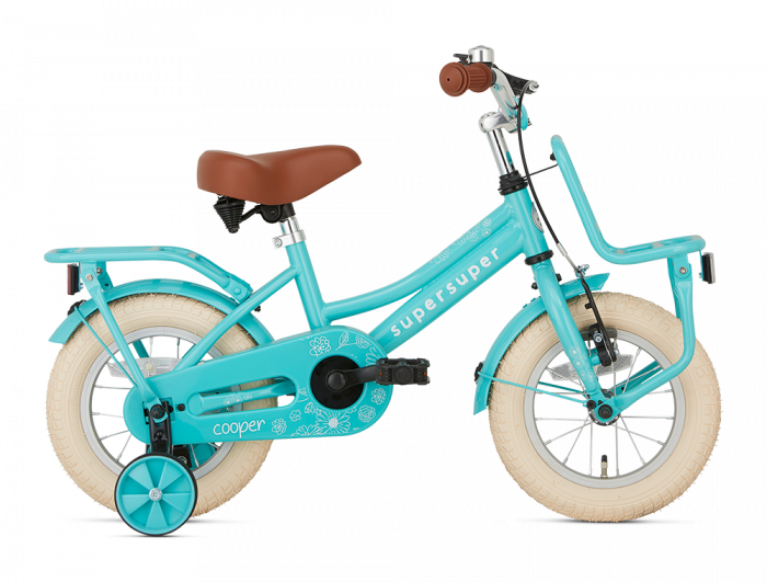 Walter Cunningham directory anders SuperSuper Cooper Meisjesfiets 12 inch - Turquoise