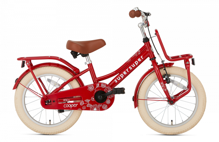 Zin naam Verleiden SuperSuper Cooper Meisjesfiets 16 inch - Rood