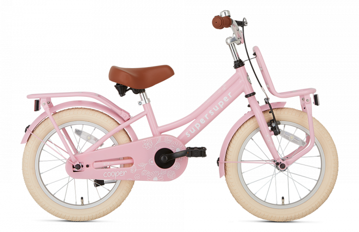 Zuiver school Openbaren SuperSuper Cooper Meisjesfiets 16 inch - Roze