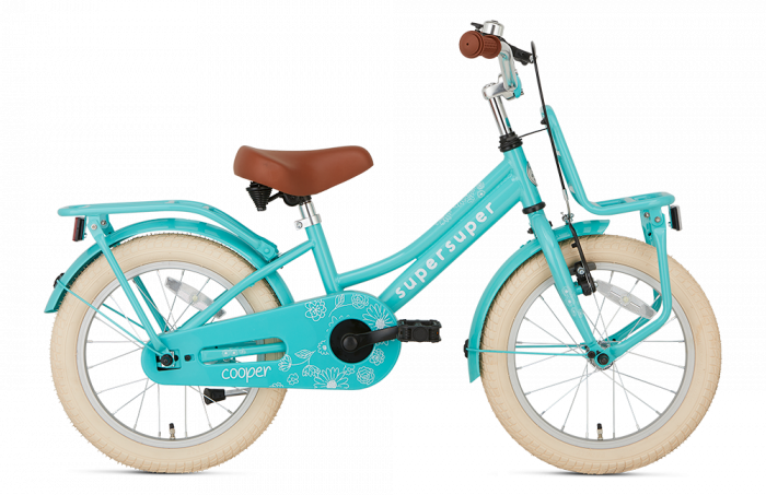 Meisjesfiets 16 inch - Turquoise