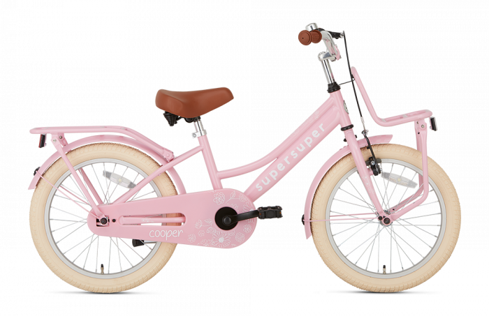 in plaats daarvan Republikeinse partij Werkwijze SuperSuper Cooper Meisjesfiets 18 inch - Roze