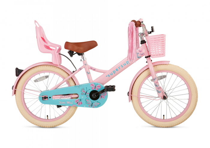 methodologie Geld lenende ethisch SuperSuper Little Miss Meisjesfiets 18 inch - Roze