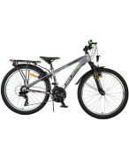 Volare Cross Kinderfiets - Jongens - 24 inch - Grijs - 21 versnellingen - Twee handremmen