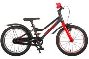 Volare Blaster Kinderfiets - Jongens - 16 inch  - Zwart Rood - Prime Collection