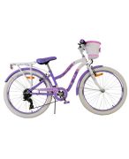 Volare Lovely Kinderfiets - Meisjes - 24 inch - Paars - 7 Versnellingen