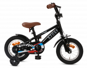 SJOEF Race Jongensfiets 12 inch - Zwart