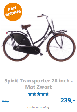 Spirit transporter omafiets 28 inch